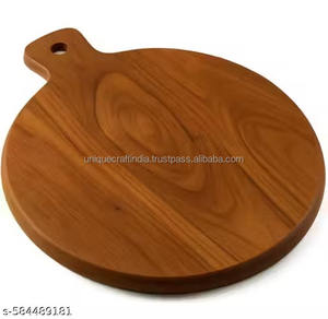 Tabla de Cortar Grande Premium de Madera de Acacia para Cocina, Carne, Verduras y Pan - Product Image 3