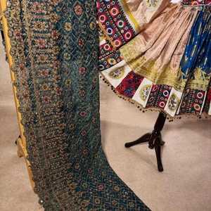 Nuevo Vestido Tribal Afgano Kuchi, Traje Salwar Kameez, Diseño de Diseñador Indio Pakistaní, Nuevo Diseño de Top con Cuello Bordado, Vestidos de Novia - Product Image 4