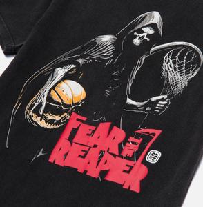 100% coton t-shirts sérigraphie de haute qualité épais fidèle à la taille t-shirt pour hommes t-shirt en fibre de bambou - Product Image 3