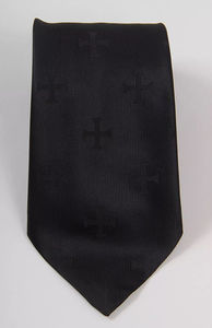 Corbatas Masónicas de Alta Calidad, Regalia para Maestros Masónicos Reales y Selectos, Corbata Masónica Personalizada de los Caballeros Templarios - Product Image 2