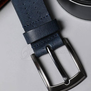 Cinturones al por mayor para hombre, cinturón de cuero genuino con hebilla de aleación, cinturones de cuero para hombre de alta calidad - Product Image 5