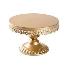Round Metal <b>Cake</b> <b>Stand</b> With Glass <b>Dome</b> And Ornate Base For Displaying <b>Cakes</b> And Desserts - Product Image 2