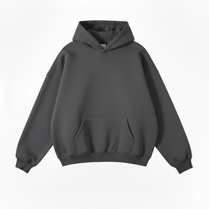 Sudadera con Capucha de Alta Calidad para Hombre, Informal, Unisex, de Algodón Grueso, Transpirable, Resistente al Viento, con Bolsillos, Negra, para Invierno - Product Image 5