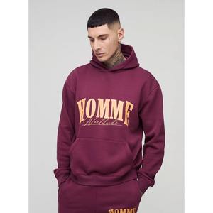 Conjunto de sudadera con capucha personalizada para hombre, talla grande, manga larga, estampada, estilo oversize, para uso casual. - Product Image 1