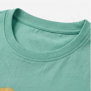 T-shirts décontractés tendance pour femmes, vente en gros, logo personnalisé, tissu en toile respirant, manches courtes, col rond, style tendance, design moderne - Product Image 4