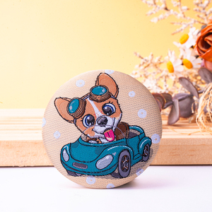 Presse phù hiệu kim loại OEM nhà máy Quà tặng khuyến mãi Custom made in logo trống vòng huy hiệu nút - Product Image 6