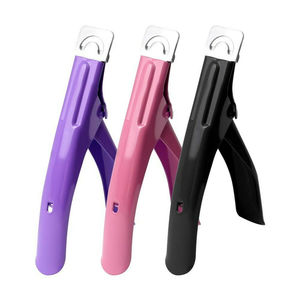 Cortauñas de acero inoxidable y acrílico en oferta, cortador de bordes de uñas con punta recta para uñas acrílicas, para dedos. - Product Image 1