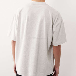 Camiseta Extra Grande para Hombre, Camiseta de Alta Calidad de 260 g/m², 100 % Algodón, Estilo Urbano, Cuadrada, con Estampado Gráfico Personalizado - Product Image 2