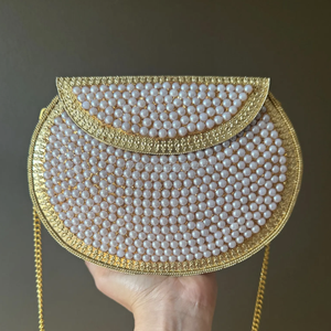 Luxury metal chain banquet dress purse wedding <b>bridal</b> evening <b>handbag</b> women breast hape evening bags acrylic clutch bag - Product Image 1