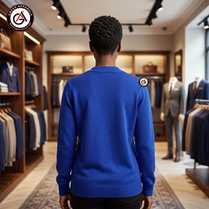 เสื้อคาร์ดิแกนอะคริลิกปักลาย Zeta Phi Beta สำหรับผู้หญิง |   ZOB Sorority ปักลายเรียบง่ายสไตล์วินเทจ ป้องกันริ้วรอย สำหรับสุภาพสตรีในฤดูหนาว - Product Image 2