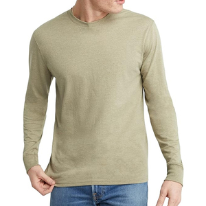 <b>Men's</b> Compression Long Sleeve T-Shirt Custom Logo <b>Base</b> <b>Layer</b> Training Tee Professional Gym Sportswear Apparel New 2026 Model - Product Image 1