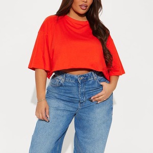 Round Neck Both Shoulder Short Sleeve <b>Women's</b> Summer 2026 New Slim Fit Versatile Slim Short Top T-Shirt - Product Image 2