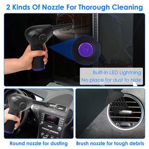 Soffiatore d'Aria Elettrico Senza Fili Portatile Ricaricabile per Tastiera Computer PC con Funzioni Integrate - Product Image 4