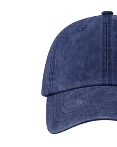 หมวกเบสบอลผ้าฝ้ายสีน้ำเงินกรมท่าแบบเรียบ ปรับขนาดได้ ใส่ได้ทั้งชายและหญิง สไตล์ลำลอง สำหรับเล่นกีฬา ระบายอากาศได้ดี สวมใส่สบาย คุณภาพพรีเมียม - Product Image 4