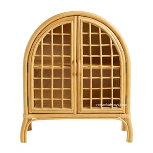 Armoire à poupées en rotin tressé de qualité supérieure, vente chaude, prix d'usine mondial, durable, pour chambre d'enfant, meilleur choix - Product Image 2