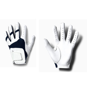 Guantes de Golf con Logotipo Personalizado, Empaque, Palma de Cuero Cabretta, Suaves, para Hombre, Blancos, Color OEM, Material, Origen, Talla, Premium - Product Image 1