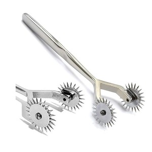 Roue de Wartenberg à double tête en acier, manuelle, durable, classe I, garantie de 2 ans, assistance technique en ligne - Product Image 1
