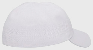 Casquette de baseball unisexe 6 panneaux ajustée en jersey de coton blanc uni, style décontracté, respirante, imperméable, broderie 3D, pour enfants, extérieur - Product Image 2