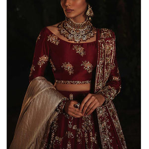 <b>Top</b> Selling Lace Embroidered Fabric Embroidery Bridal <b>Wedding</b> Dress | Evening Party <b>Wedding</b> Dress in Reasonable Price - Product Image 5