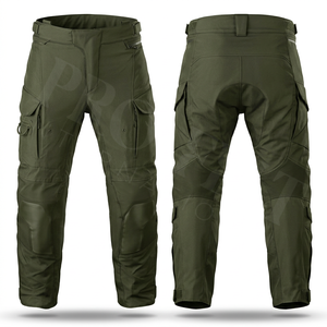 Regular Fitted Motorcycle Riding Pants Protective Cargo Trousers Breathable Anti Slip with Knee Pads Outdoor Gear Textile Pants - Product Image 3