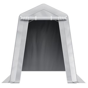 Carpa de Almacenamiento Portátil Resistente para Exteriores de 6 x 8 pies, con Techo Impermeable y Puerta Enrollable con Ventilación - Product Image 1