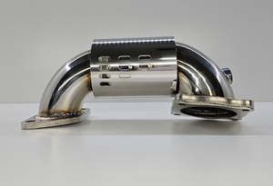 Nouveau Downpipe d'échappement en acier inoxydable 304 pour Hyundai Elantra N-Line 1.6T (MAINTEC) - Tuning haute performance, épaisseur 1,5 mm - Product Image 2