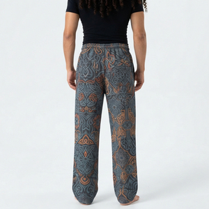 <b>Men's</b> Sublimation Sweat Shorts Casual 100% Polyester Fleece Street Wear <b>Trouser</b> High Quality Fitness Gym Wear <b>Wide</b> <b>Leg</b> Pants <b>Men</b> - Product Image 2