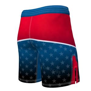 Vêtements de sport en spandex extensible dans les quatre sens Short à la taille et à cordon de serrage au genou pour adultes MMA Fight for Gym Use Vente en gros OEM - Product Image 4