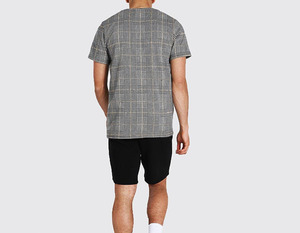 Conjuntos de Shorts Casuales para Hombre, Camiseta de Manga Corta, Shorts, Conjunto Deportivo Sólido, Ropa de Marca para Hombre, Conjuntos de 2 Piezas - Product Image 4