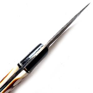 Couteaux à lame vierge de haute qualité en acier Damas, fabriqués à la main, à prix bas, OEM, de 9 pouces, avec manche intégral, vente en gros - Product Image 4