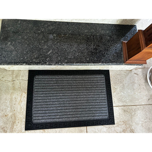Modern Diamond Design Greeky Mats High Quality <b>Rubber</b> Outdoor Use 40x60cm Factory Wholesale Price - Product Image 1