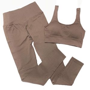 Best Design Premium Quality Fitness Yoga Sets for Women Fashion Elastic Waist Fitness Custom Yoga Set - Product Image 2