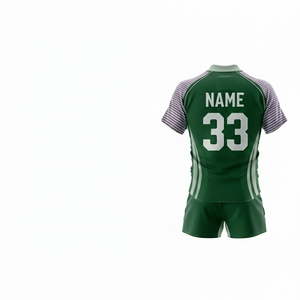 Conjunto de Uniforme de Rugby Sublimado Personalizado, Tejido de Malla Transpirable de Secado Rápido, Ropa Deportiva Unisex para Adultos con Logotipo Personalizado OEM - Product Image 3