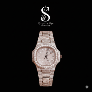 Reloj Mecánico Automático Multifuncional de Pareja Personalizado con Diamantes Moissanite de 18K de Alta Calidad - Product Image 1