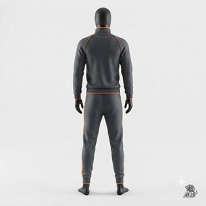 Ensemble de survêtement pour homme, veste de sport à séchage rapide, pantalon assorti, vêtements de sport pour la salle de sport, le fitness, le jogging, les sports de plein air - Product Image 4