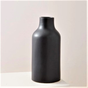Modern Black Aluminium Custom Color <b>Powder</b> Coat Tabletop Vase for Home Decor Anniversary Wedding by VISHAL HANDICRAFT India - Product Image 2