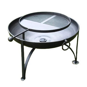 Brasero de metal Linea Exports Inc. con pantalla antichispas y soporte, calentador de leña para patio y jardín, para calentar en campamentos y patios traseros. - Product Image 1