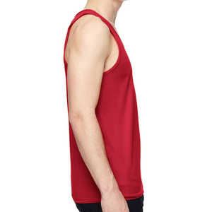 Débardeur personnalisé pour homme – T-shirt sans manches coupe athlétique pour la gym et la musculation - Product Image 6