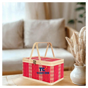 PANIER EN BAMBOU Décor Intelligent Pour Les Acheteurs En Gros Et PANIER DE RANGEMENT EN BAMBOU Personnalisé Avec Des Conditions Flexibles Et Un Délai Rapide - Product Image 1