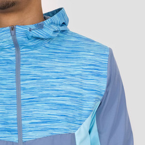 Conjunto Deportivo de Verano para Hombre con Logotipo Personalizado, Chaqueta Cortavientos y Pantalones Cortos Deportivos, Diseño 2 en 1 con Capucha, Poliéster/Nailon - Product Image 4