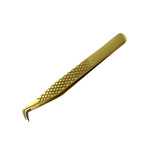 แหนบต่อขนตาสแตนเลสสตีล พร้อมโลโก้สั่งทำพิเศษ  จับถนัดมือ ป้องกันไฟฟ้าสถิตย์ ทนทาน สำหรับต่อขนตา - Product Image 5