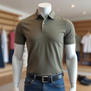 Polo en polyester et élasthanne sans couture, personnalisé, performance et décontracté - Product Image 2