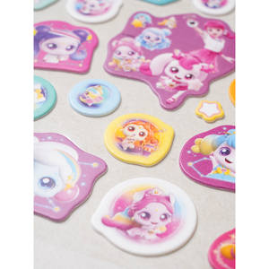 Tini Ping 5 grandi adesivi con cartoni animati Royal Ping Deco morbidi Design accattivante per le stanze dei bambini - Product Image 1