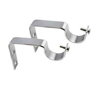 Support de tringle à rideau en acier inoxydable 2,5×16 mm – 1 pouce, robuste