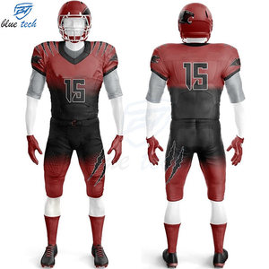 Custom Logo Short American Football Jersey Pants Set Sublimation Football Uniform for Men Team Sportswear Breathable Quick Dry - Product Image 3