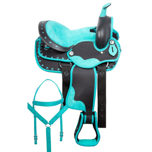 Silla de Montar Occidental para Caballo 100% Cuero Genuino, Transpirable, Color y Diseño Personalizables, Logotipo Personalizado, OEM/ODM, Alta Calidad, Precio Competitivo - Product Image 2