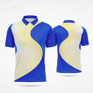 Polo homme de qualité supérieure 2026, design personnalisé, sublimation, vente en gros, manches courtes, coton léger, T-shirt polo homme - Product Image 5