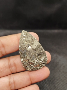 Pyrite Druzy 100% Naturelle Cabochon, Pyrite Druzy Dorée, Pierre Précieuse Véritable en Vrac pour la Fabrication de Bijoux, Disponible en Tailles Personnalisées - Product Image 6