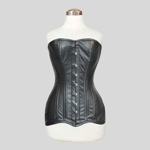 OEM ODM Gothic Wedding Waist Trainer Bust Bustier Front Busk Steel Boned Shapers Breathable Quick Dry Lace Leather Corset <b>Hip</b> - Product Image 3