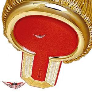 Epaulettes de Hombro Personalizables KEW, Bordadas en Metal Dorado con Flecos, Diseño Vintage de Lujo, Ecológicas - Product Image 2